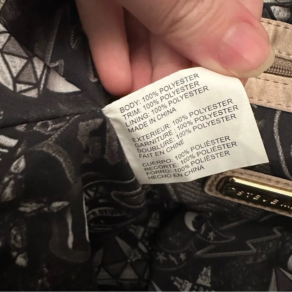NWT Steve Madden Cole Satin Large Hobo Champagne